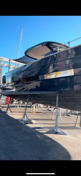 Luxury Yacht Wrap: Apreamare Gozzo Wrapped in Hexis Abyssal Blue – Monaco Marine Project